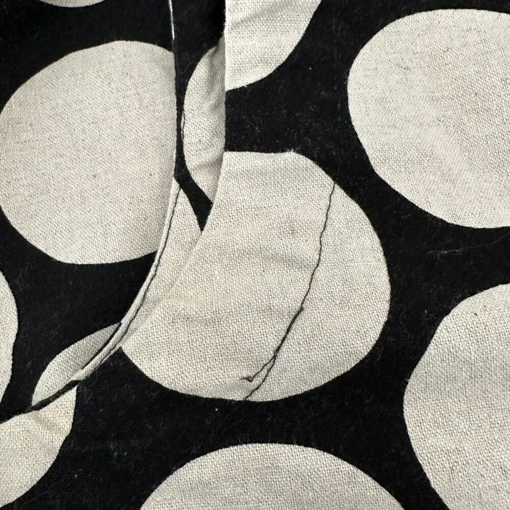 Eleven Stitch Design Pullover Bubble Short Dress Sleeveless Flax Blend Beige Pol - Picture 12 of 12